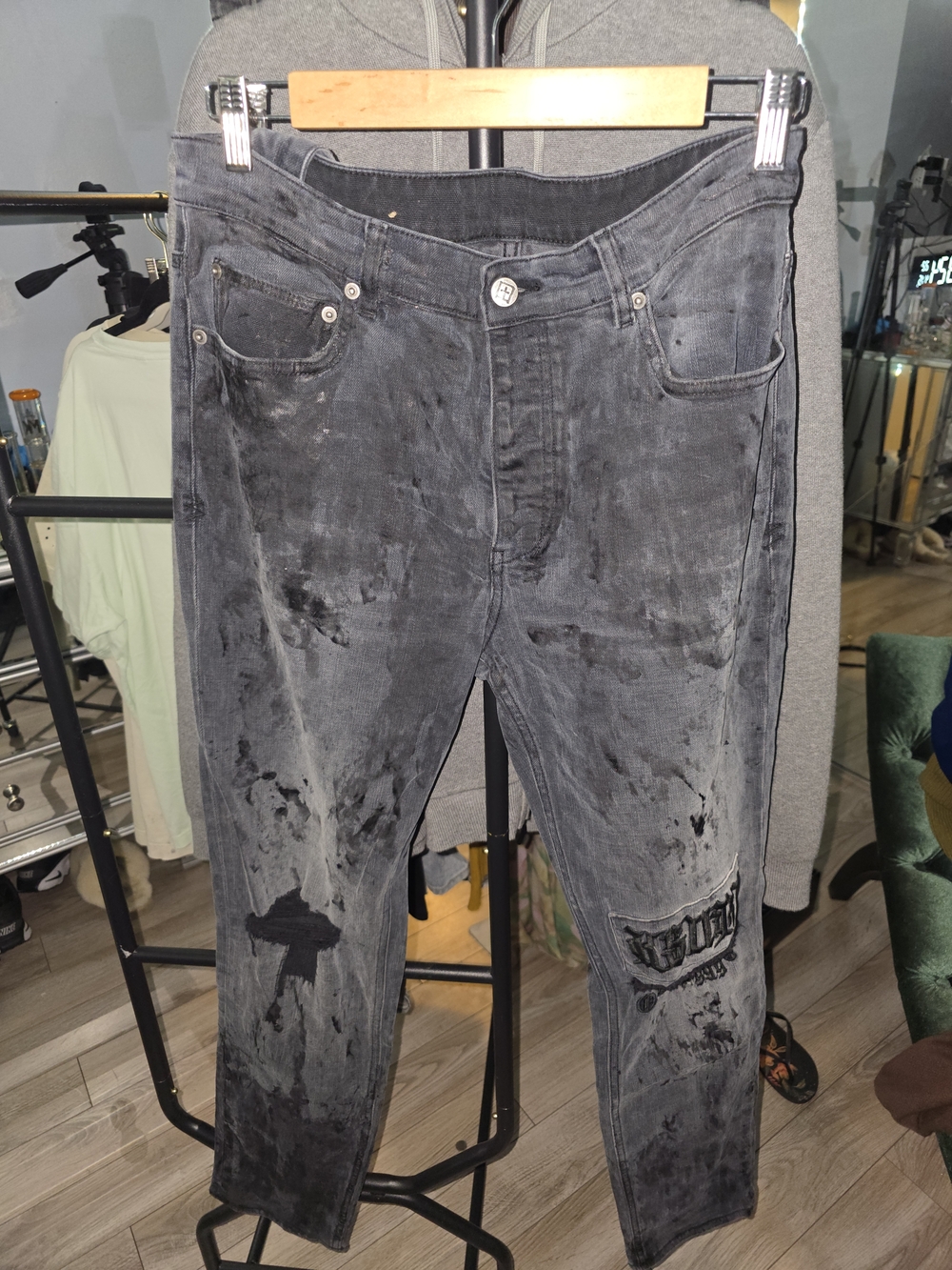 Ksubi Black Washed Denim